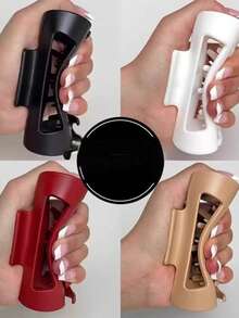 Soft Silicone Hair Claw, Won't Crush Or Damage Hair, Suitable For Bun Hairstyle Hair Clips Winter Hair Accessories Elegant Claw Clip Winter Hair Clutch