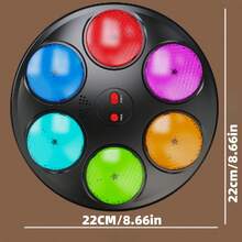 Concentration, Memory, And Logic Training Toy - Round Brain Game With Lights And Sounds | Interactive Creative Board Game (Halloween/Christmas Gift) | Birthday Gift With 3 Switchable Modes - Multicolor - View 10