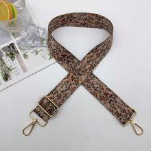 1pc 3.8CM Colorful Printed Adjustable Replacement Shoulder Strap For Bags