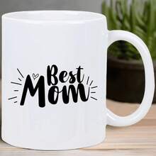 Best Mom Ceramic Coffee Mug, 11 Oz - Insulated, Reusable, Hand Wash Only - Ideal Gift For Coffee Enthusiasts And Mothers, Coffee Bar Accessories - The Best Mom - View 1