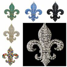 Zinklegierung Strass Kristall Diamant Anker Brosche, Weihnachtsgeschenk