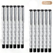 3/6 unidades Bolígrafos de gel negros - Experiencia de escritura suave Útiles escolares/de oficina para escritura creativa - Perfectos para estudiantes, maestros y profesionales que vuelven a la escuela - Negro - Ver 7