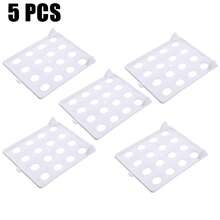 1/5/10 buc. Suport pliabil din plastic pentru depozitarea hainelor, stivuibil și economisitor de spațiu pentru cămăși și pantaloni, cu o cutie de coș de bucătărie acoperită pentru acces și depozitare ușoară, fără dezordine, utilizat pentru organizarea gospodăriei, organizarea rufelor și cutii și containere de depozitare