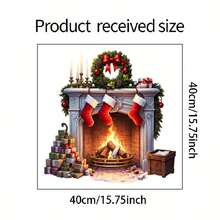 1 قطعة ملصق حائط لزينة عيد الميلاد - ديكور تأثير جدار مكسور بصورة سانتا كلوز والرنة، ملصق حائط لاصق ذاتي من البي في سي، تصميم مكسور، مناسب لغرفة المعيشة والنوم والمدخل، ديكور منزلي لعيد الميلاد، لوازم حفلات، زينة عيد الميلاد، ديكور شجرة عيد الميلاد، هدايا عيد الميلاد، ديكور ، ديكور زفاف، ديكور منزلي، ديكور الخريف، ديكور عيد الميلاد، ديكور عيد الهالوين، ديكور الحائط، زينة عيد الهالوين