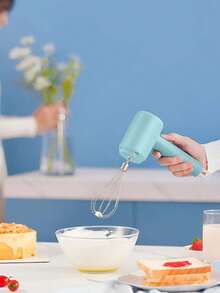 Mixer electric de casă și Batidora Electrica și spumător de lapte, ustensile de copt, mixer manual portabil, mixer electric pentru albușuri de ou cu control automat cu 3 viteze, înlocuire cu pârghie dublă, pentru amestecare, amestecare, biscuiți, prăjituri, ustensile esențiale de amestecare pentru bucătărie