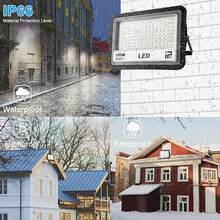 OUSIDE 2 PCS 150W Reflectores Led Exteriores,con Interruptor, IP65 Water Proof, para Jardines, Terrazas, Gimnasios, Piscinas, Canchas de baloncesto al aire libre, Garajes, Fábricas - 100.0 Vatios - Ver 7