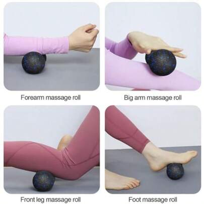15厘米*8厘米高密度EPP泡沫深层组织按摩球，适用于足底筋膜炎和触发点按摩