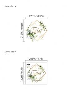 1pc PVC Material, Anchor, Flower, Floral, Rope Wall Sticker For Bathroom, Living Room, Bedroom, Entryway. Wall Art, Poster., Stickers, Wall Decal, Vinyl Decal For Home Decorations, Spring Decoration Items Refresh Your Home, Rama Decoration Stickers