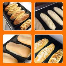 Silicone Non Stick Baking Liners Mat Bread Mold Bread Mould Silicone Forms Sub Dog Non Stick Baking Tray Mats - Negra - Ver 5
