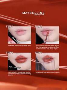 Maybelline 美宝莲亲吻唇膏唇彩，防晕染，防水，哑光，持久，亮泽 - #66 白桃香檳 - 查看 2