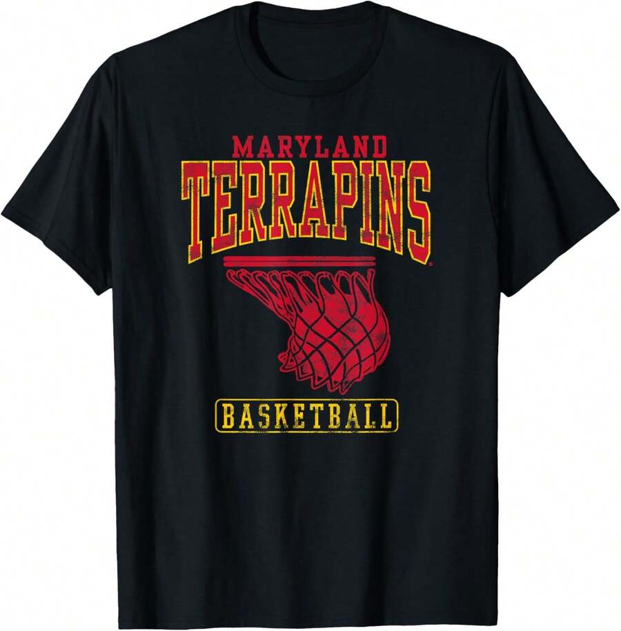 University Of Maryland Terrapins Football Helmet T-Shirt - màu đen - Xem 1