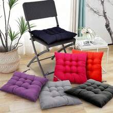 Pack Of 2 - Strap Cushions, 45x45 Cm, Outdoor Decorative Cushions For Garden Chairs, Patio Chair Cushions With Straps, Available In Various Colors - Light Grey - View 8