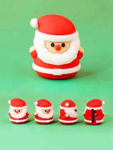 1pc Cute Christmas Pencil Sharpener, Dedicated For Pencils, Christmas Gift, Christmas Tree, Reindeer, Hamburger Pencil Sharpener, Popular Student Gift - Multiple Options - View 2