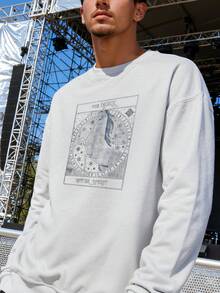 Sudadera de manga larga con estampado del Nokk, el espíritu del agua de Frozen 2 - Gris - Ver 4