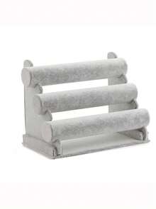 3-Layer/2-Layer/1-Layer/Vertical Jewelry Storage Display Rack, Bracelet Necklace Earring Storage Rack, Velvet Jewelry Display Rack, Single-Layer Bracelet Storage Rack, Headband Necklace Watch Bracelet Display Rack, 1-Piece Home Bracelet Storage Rack Jewelry Store Display Rack, 3-Layer Detachable