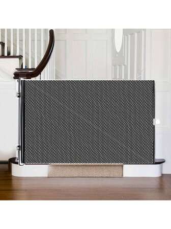 1 Piece 50*125cm Outdoor Door/Window Sunshade - UV Protection, Hollow Panel With White Support Frame, Suitable For Terraces, Balconies, Courtyards, And Platform Shading