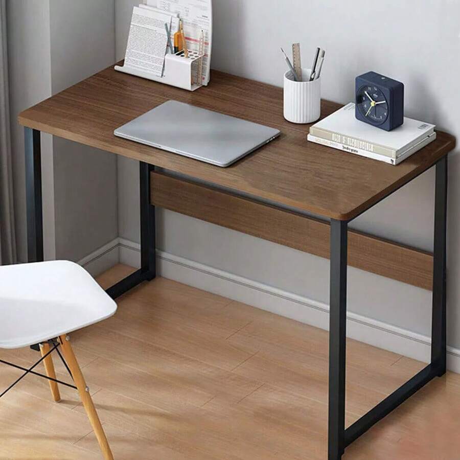 Computer Desk Laptop Pc Study Table Home Office Desk Furniture Workstation Table - Brown - View 1