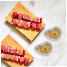 CIYODO 50 Piezas Mini de Aluminio para Repostería y Bbq Bandejas Desechables para Tartas Muffins y Postres para Picnics y Fiestas - PAGO - Ver 6