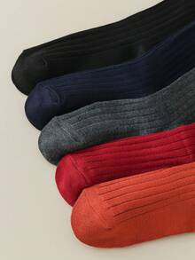 1 Pair Women's Striped Over-The-Knee Socks, Fashionable, Versatile, Long Tube Socks Suitable For Various Occasions