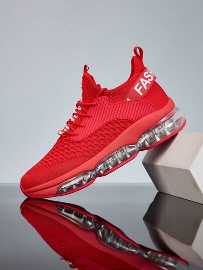 أحذية رياضية رجالية مريحة وخفيفة الوزن مع وسادة هوائية، مناسبة لجميع المواسم