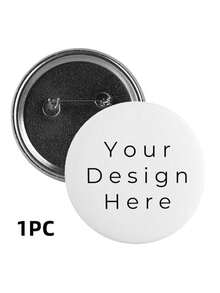 Customized Photo Or Text Badge/Button Badge, Create Your Own Design Pin Badge, Personalized Badge, Personalized Metal Badge, Suitable For Weddings, Parties, Gifts, Christmas Gifts - Multicolor - View 12