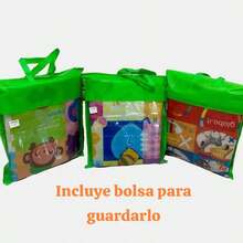 Tapete de Hule Espuma para Bebé con Diseños de Animales y Números TAPETE DE HULE ESPUMA SE ENVIAN LOS MODELOS AL AZAR, DOBLE VISTA - Multicolor - Ver 4