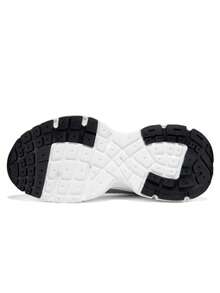 baasploa Women's Thick Sole Sports Shoes, Mesh Running Shoes, Thick Increase Height Sports Shoes, Lightweight Casual Shoes, Retro Shoes, Shock Absorbing Non-Slip Wear-Resistant Soft Bottom Walking Shoes, Fashion Versatile Running Training Shoes, Thick Sole Sports Shoes, Retro Patchwork - 白色 - 查看 3
