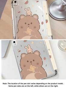 这款可爱的卡通棕熊图案保护套兼容 iPad 第十代、iPad 10.2 英寸、iPad mini 6 英寸、iPad mini 7 英寸和 9.7 英寸机型，也兼容三星 Galaxy Tab A9 Plus。它采用 3+Y 折叠设计，防止弯折，并配有加固硅胶边角、自动唤醒/睡眠功能和内置笔槽。时尚简约的设计使其成为一份绝佳的节日礼物。 - 彩色 - 查看 10