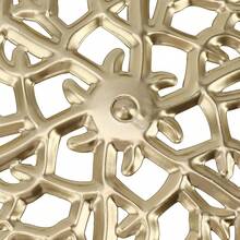 Exquisito conjunto de arte de pared de rama de árbol dorado, decoración de pared de metal de diseño hueco para decoración interior (tamaño pequeño) - CH - Ver 8