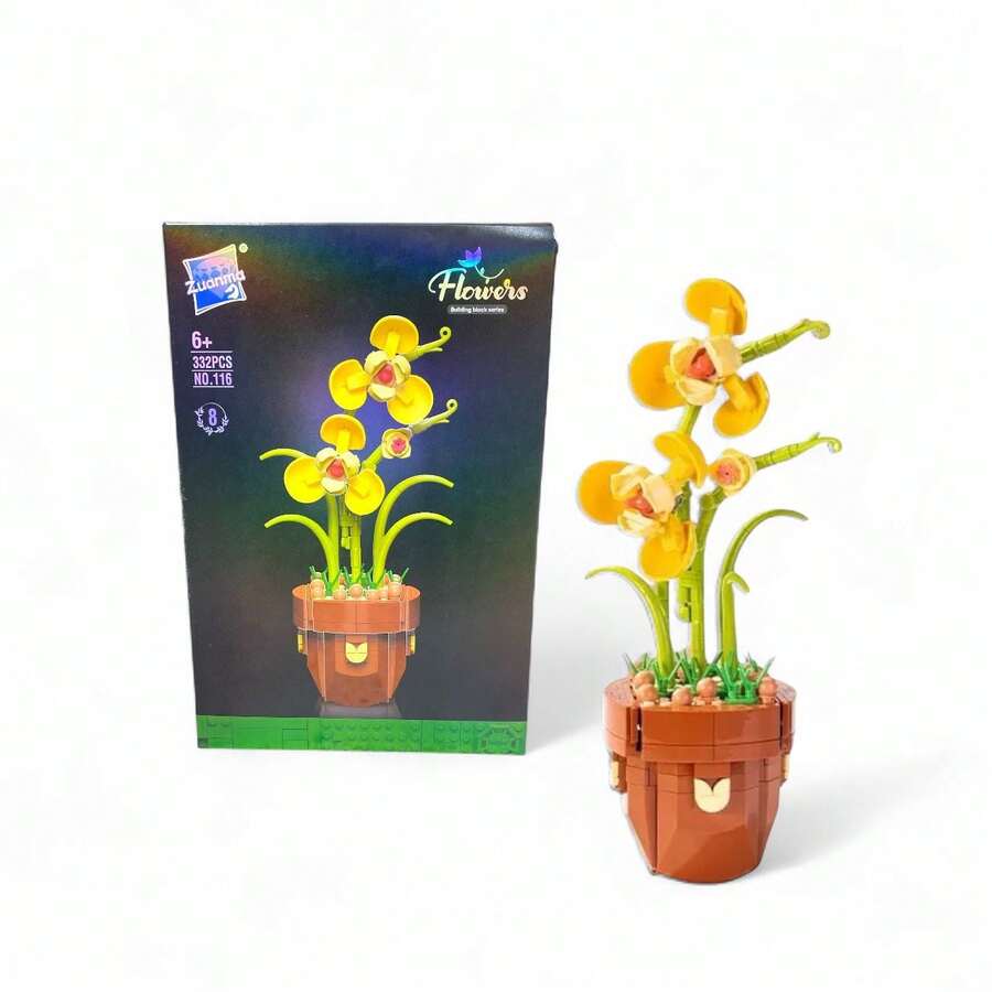 Buildable Flowers With Pots. - Multicolor - View 1