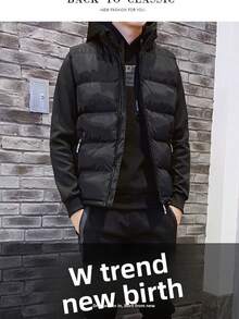 Men Outerwear Co Ords Stylish Winter Outfit Fleece Lined Thickened 3 Piece Set Full Outfit Sports Suit Mens Clothing Complete Set - màu đen - Xem 5