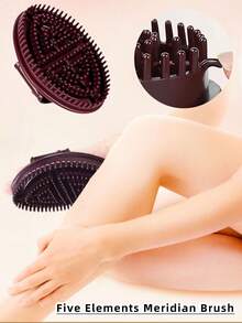 1pc Body Massage Brush, For Muscle And Body Relaxation, Physical Therapy, Meridian Massage Brush, For Muscle Relaxation, Regulating Channels And Activating Channels, Handheld Body Massager And Itching Relief Tool For Men And Women, Suitable For The Elderly And Back Pain Relief