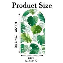 1pc/65pcs 2D Flat Animal Theme Wedding Arch Backdrop, Birthday Baby Shower Party Decor, Green Leaves Elastic Fabric Background (Stand Not Included) - Multicolor - View 11