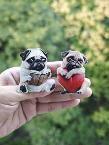 1/2/4 件可爱腊肠犬汽车出风口香氛夹装饰，2D 亚克力扁平小狗装饰（含香氛垫）