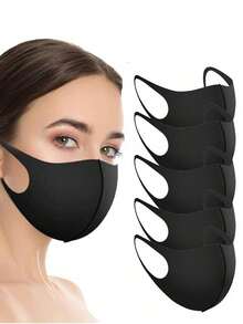12/6PCS Sports Type Seamless Mask 3D Three-Dimensional UV Protection Eye Corner Protection Cycling Hiking Breathable Outdoor Mask Can Be Cleaned And Reused,1/3PCS