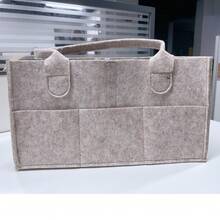 Small Thick Felt Diaper Bag, Handheld Mommy Bag, Handheld Baby Diaper Storage Bag