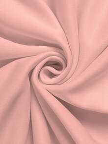 Women's Casual Solid Color Drawstring Waist Hooded Loose Tracksuit Set - Pink - View 6