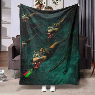 1pc Flannel Digital Printed Blanket, Gift For Family And Friends, Dorm Blanket, Air Conditioning Blanket, Warm And Lightweight Flannel Throw Blanket, High-Definition Digital Printing, Personalized Flannel Quilt, Suitable For Multi-Purpose, Multiple Sizes Available, Suitable For All Seasons