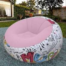 1 Stück dickes aufblasbares Sitzsack-Sofa - geeignet für Outdoor-Terrasse und Innenraum-Lässig, Camping-Ausrüstung - Verschiedenfarbig - Übersicht 4
