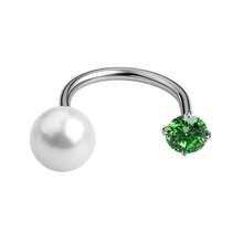 1/6 Pc Elegant Stainless Steel Zirconia Huggie Earring For Cartilage, Helix, Tragus, Nose, Septum, Lip - Sexy Style, Versatile Piercing Accessory