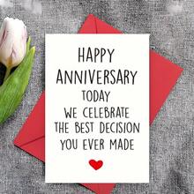 Felicitări amuzante pentru aniversarea cuplurilor - Glume emoționante pentru soții, soți, iubiți sau iubite - Design unic și atent, cu plicuri de calitate incluse