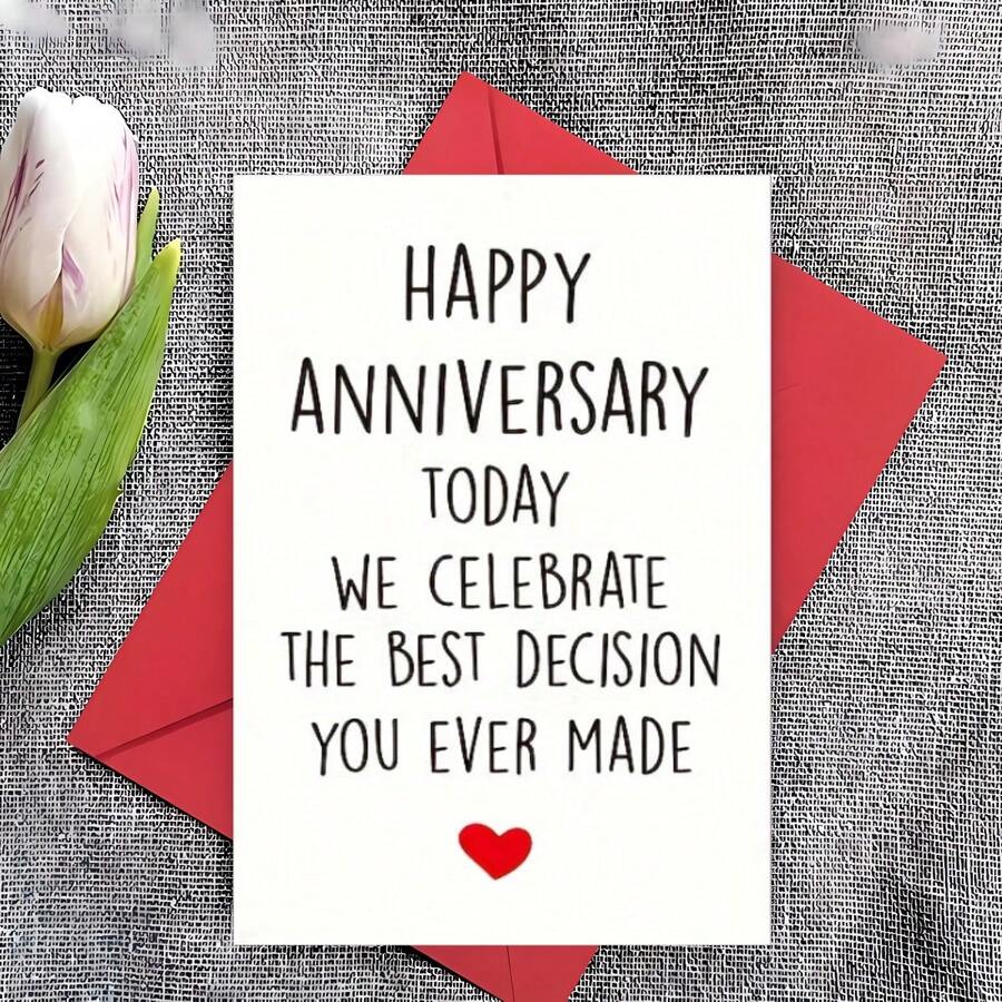 Felicitări amuzante pentru aniversarea cuplurilor - Glume emoționante pentru soții, soți, iubiți sau iubite - Design unic și atent, cu plicuri de calitate incluse