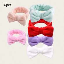 Hair Wrap Women Sweatband 1pc Flannel Bow Headband For Women, Wide Solid Color Hairband Hair Accessories Beauty & Casual Occasions For Hair Bands Autumn Accessories Fall Winter For Vacation Outfits Woman Elegant Scarf Women Bandana Soft Headwrap - Dusty Pink - View 20