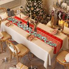 Eucalyptus Garland, Green Leaves Wreath Vines Garlands Decorations, Artificial Red Berry Garland For Fireplace Gate Mantle Table Home Party Decor