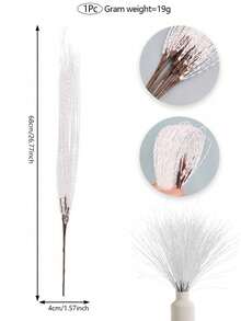 2/4/8 Stück 68cm Weihnachtsdekoration funkelnde Zweige künstliche gekräuselte Zweige für Weihnachtsbaum Dekoration Wohnraumdekoration Weihnachtsdekoration Winterraumdekoration