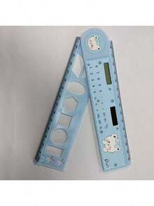 Miniature And Multifunctional Calculator, Solar-Powered, With Rotating Ruler And Straight Edge, Ideal For Students And Office Workers Seeking Simple And Lovely Designs,Back To School - Multicolor - View 4
