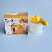 1pc/2pcs Portable Juicer With Handle, Home Use Citrus Lemon Orange Juice Extractor, Small Compact Fruit Juice Maker