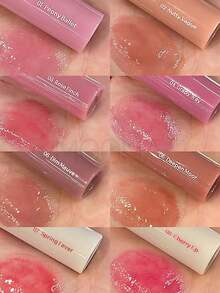 Rom&nd Romand Glasting Water Tint #01 Peony Ballet, High Viscosity, Creates A Glossy, Luminous Lip Makeup With A Crystalline Shine, Jelly-Like Texture, 6-Hour Moisturizing, Vegan Formula, Portable, Creates A Korean Glass Lip Makeup, Shiny On Camera, Moisturizes Dry Lips, Korean Cosmetics, 4g/0.14oz - #01 PEONY BALLET - View 5