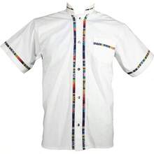 Men's Short Sleeve Mexican Guayabera Shirts Made In Mexico, Multiple Colorshalloween - 白色 - 查看 8