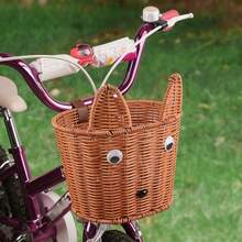 Bicycle Basket, Vintage Woven Bike Basket, Balancing Bike Front Basket, Bike Basket - Multicolor - View 7